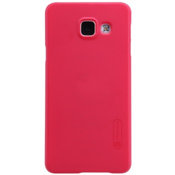 Galaxy A3 (2016) dėklas raudonas "Nillkin" Frosted Shield + plėvelė